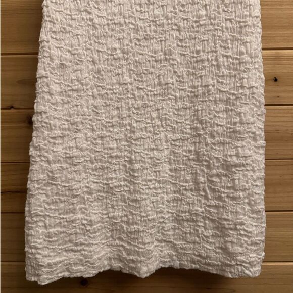 Sabina Musayev Sz Medium Bamboo Mini Dress Crinkle Cut Out Shoulder Pads Bridal - Picture 7 of 15